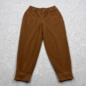 Varley‎ Brushed Rib Slim Cuff Pant Women's Medium Brown Fleece Sweatpants Jogger